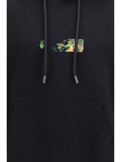 Off-White Spray Arrow Hoodie - Black