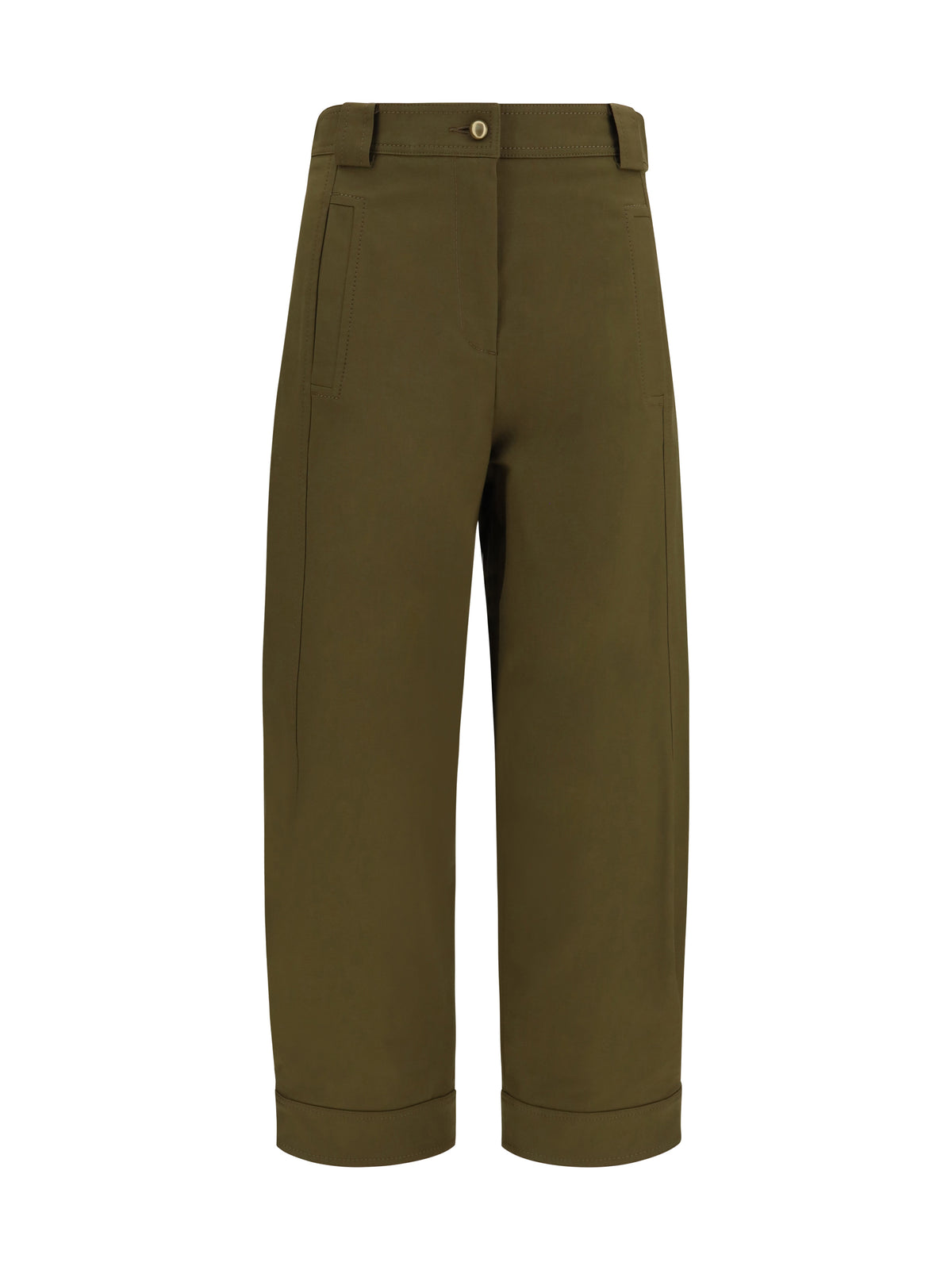 Max Mara Adorni cropped Pants - Khaki Dark