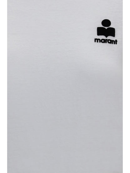Marant Étoile Koldia logo T-shirt - White