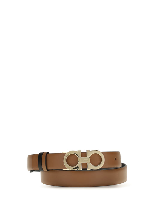 FERRAGAMO Reversible leather Belt