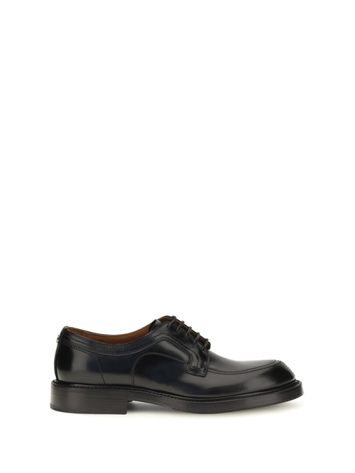 Dolce & Gabbana Calfskin Derby Loafers - Black