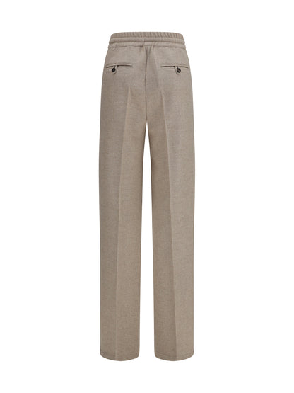 Kiton Cashmere drawstring Pants - Tortora