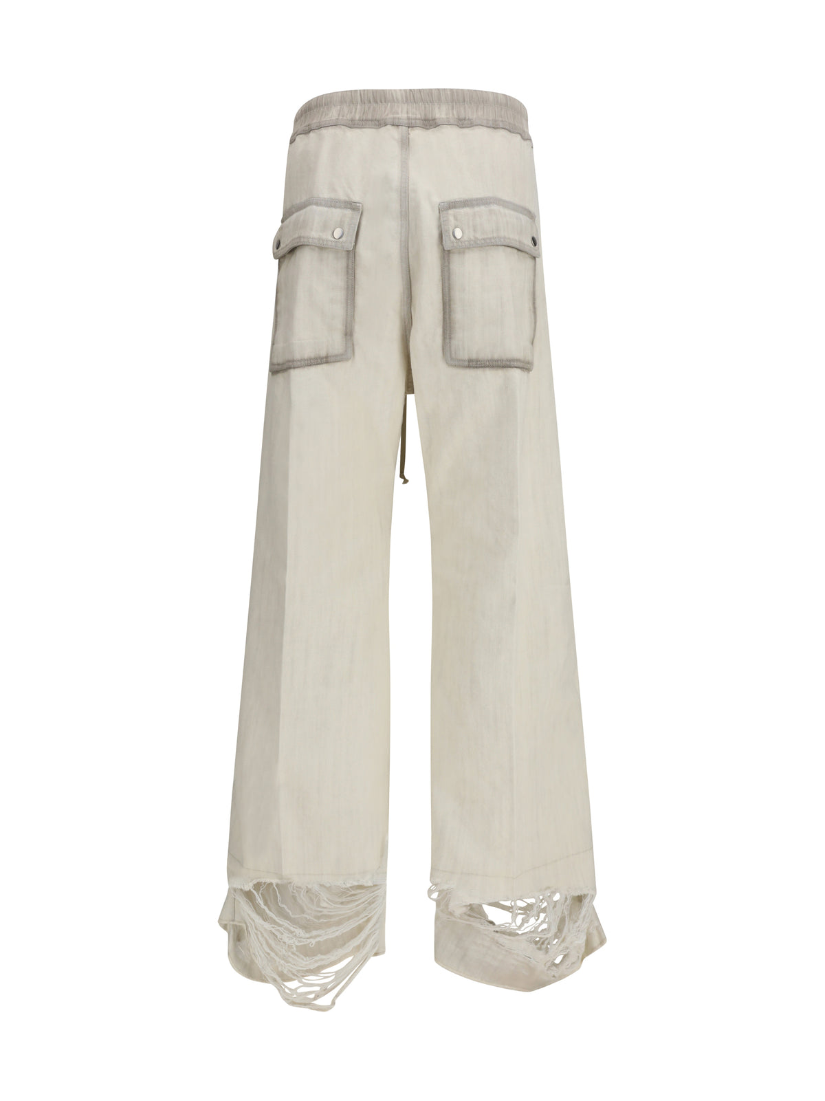 Rick Owens Wide Bela Pants in denim - Milk Wash