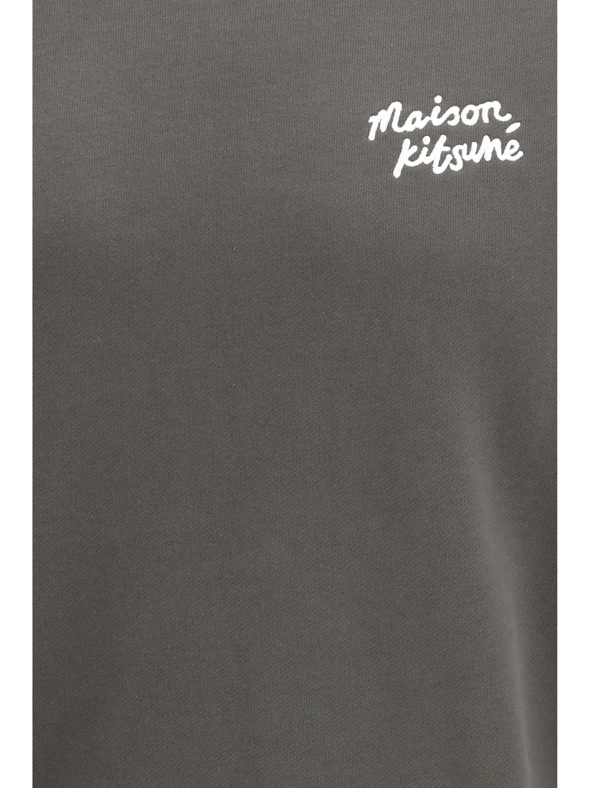 Maison Kitsuné Cotton Sweatshirt wih logo - Beluga