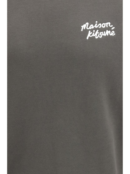 Maison Kitsuné Cotton Sweatshirt wih logo - Beluga