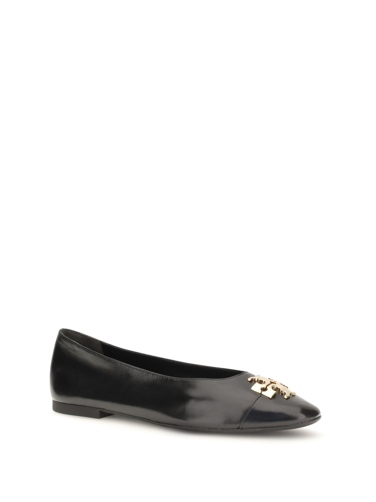 Tory Burch Charlie Ballerinas - Perfect Black / Gold
