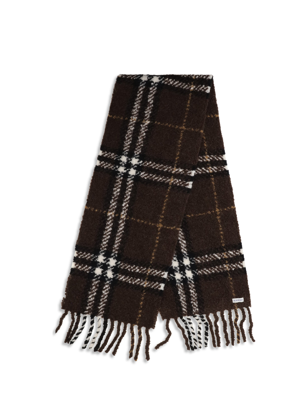 Burberry Alpaca and wool-blend Scarf - Treacle Brown