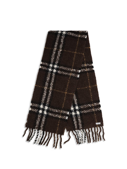 Burberry Alpaca and wool-blend Scarf - Treacle Brown