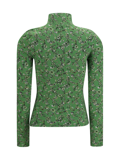 Loewe Viscose blend Top - Green/Multicolor