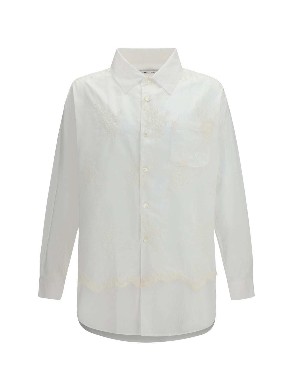 Our Legacy Vast Shirt cloud breezey cotton - Ivory Cloud