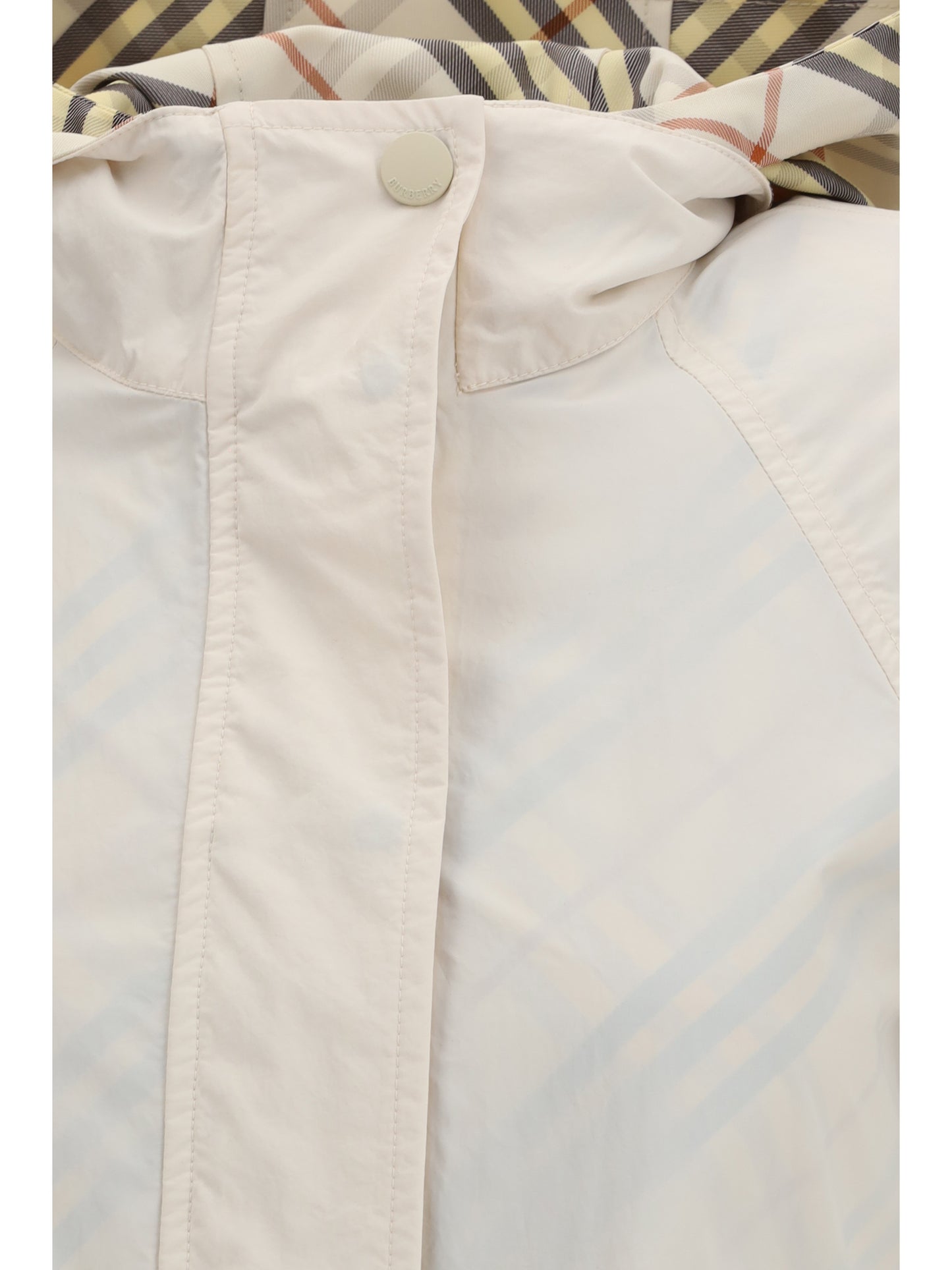 BURBERRY Reversible Check Hooded Jacket