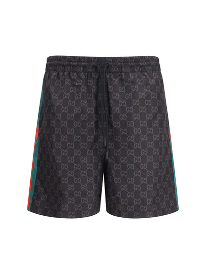 GUCCI GG jacquard nylon swim Shorts