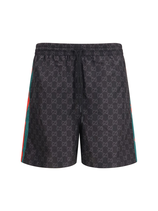 GUCCI GG jacquard nylon swim Shorts