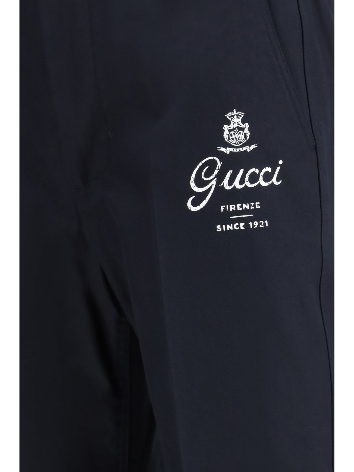 Gucci Compact cotton twill Pants - Ink