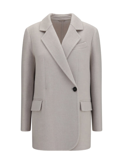 Brunello Cucinelli Single-breasted wool and cashmere Jacket - Chiglia