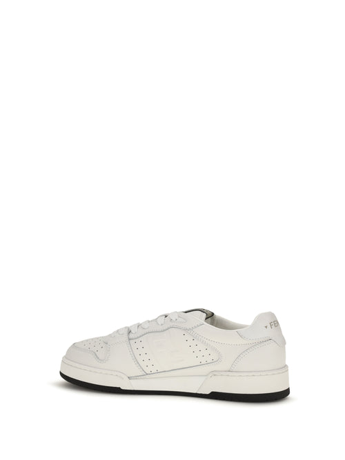 Fendi Match leather Sneakers - Uwhit+White Marr.Chi