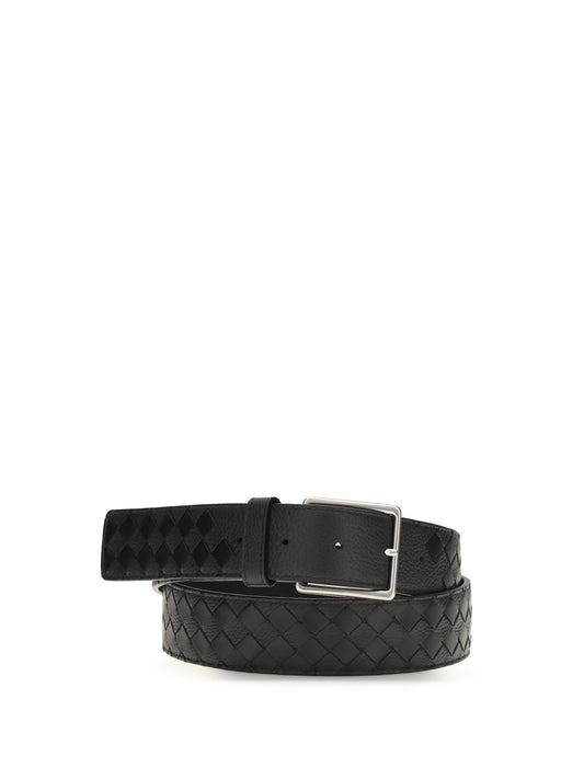 BOTTEGA VENETA Intreccio Leather Belt