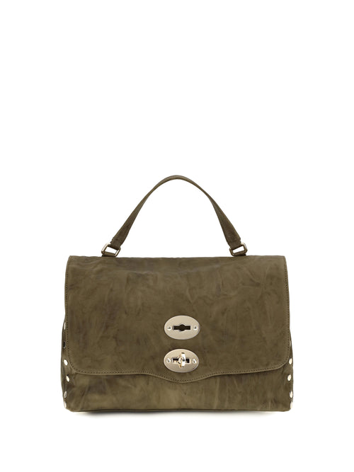 Zanellato Postina Officina Top Handle Bag - Green Olive Giaraffa