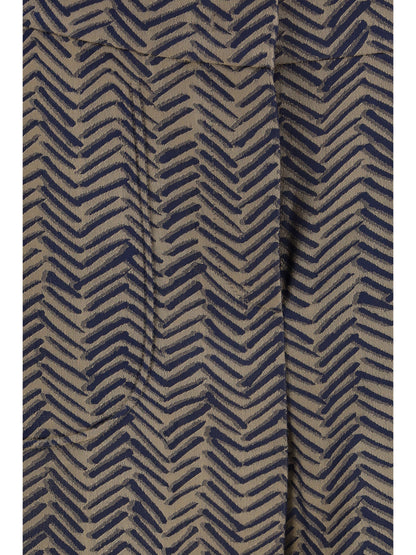 GIORGIO ARMANI Chevron jacquard viscose Pants