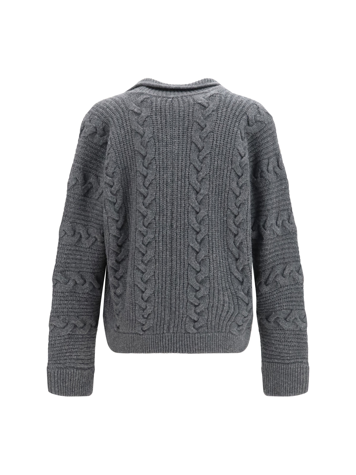 Versace Knitted button Cardigan - Anthracite