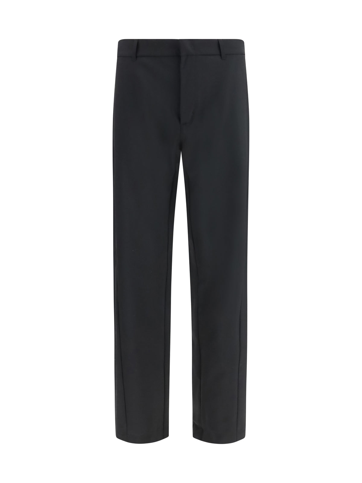 Laminar Wool-blend straight-leg Pants - Black