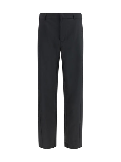 Laminar Wool-blend straight-leg Pants - Black
