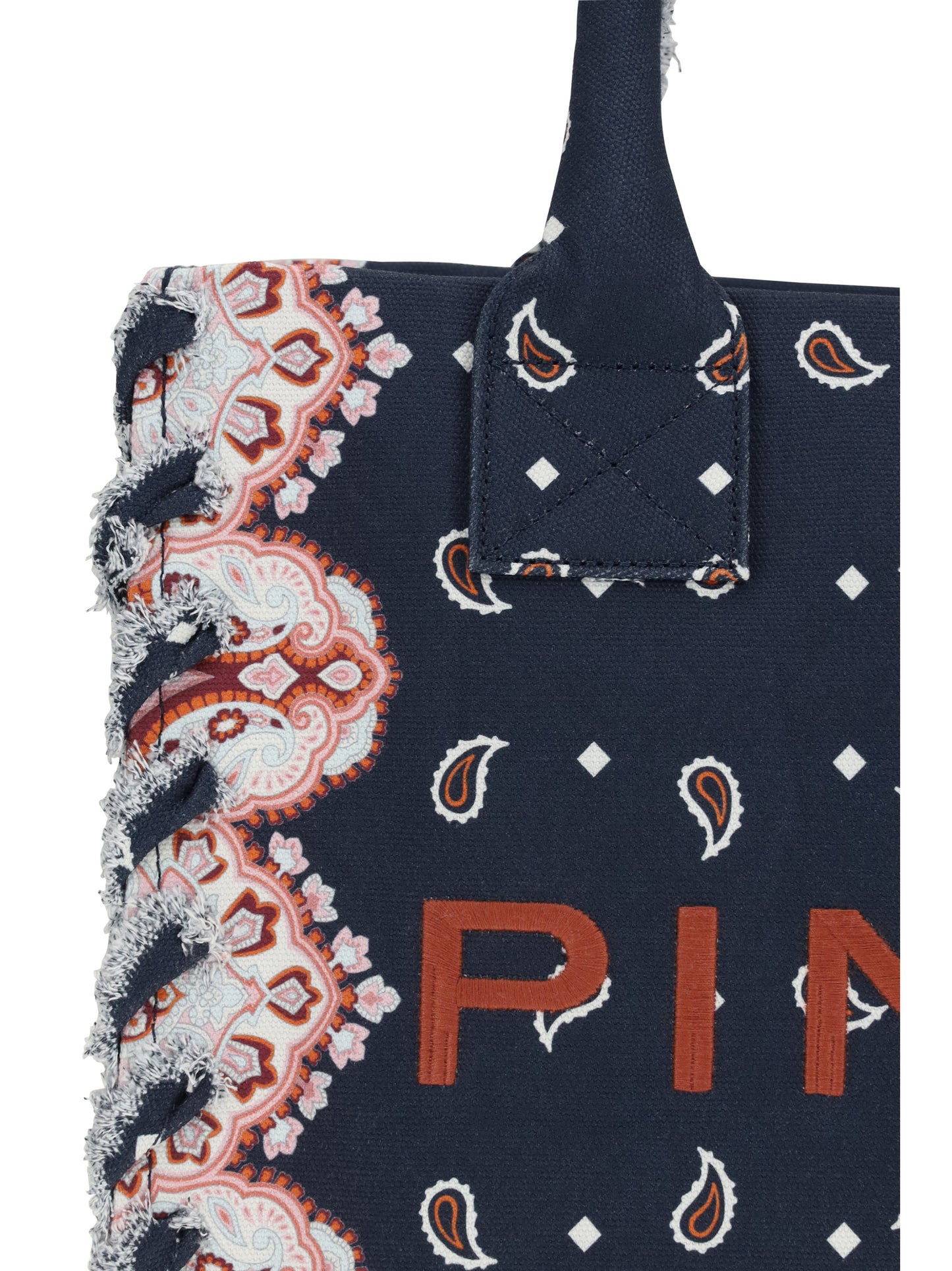 PINKO Canvas Tote Bag