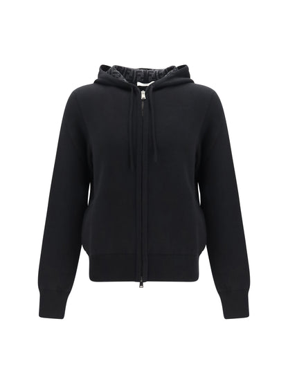 Fendi FF cashmere Sweater - Nero+Grigio Melange