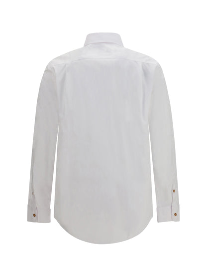 Vivienne Westwood Orb embroidered cotton Shirt - White
