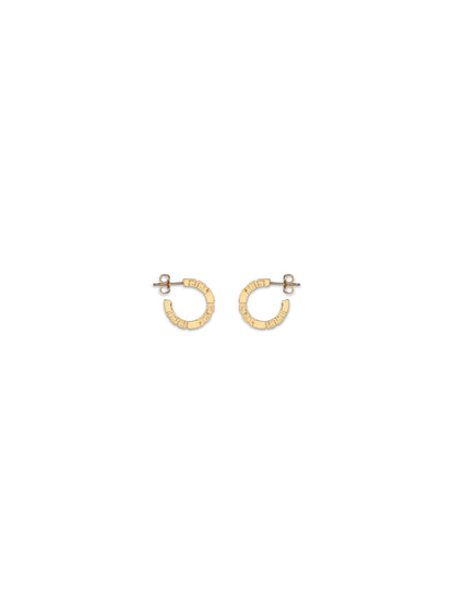 Versace Greca motif Earrings - Versace Gold