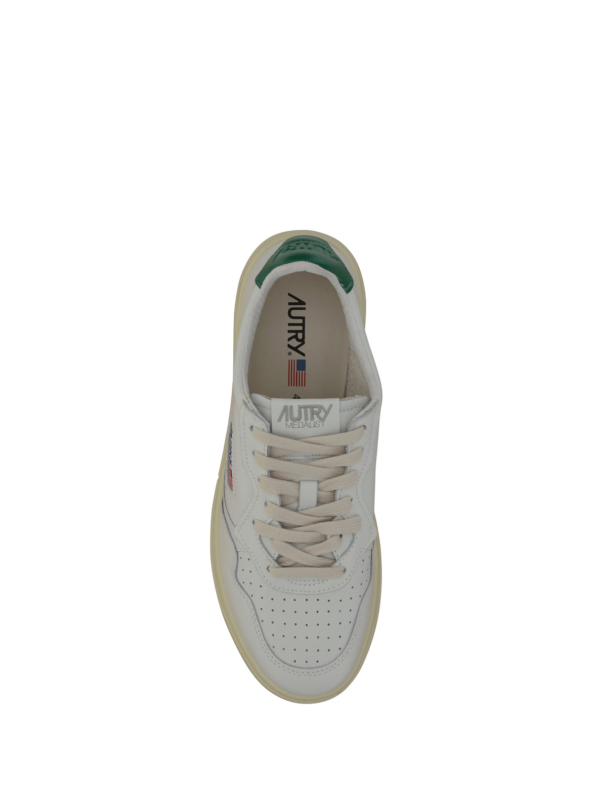 Autry Low 01 Sneakers - Wht/Green