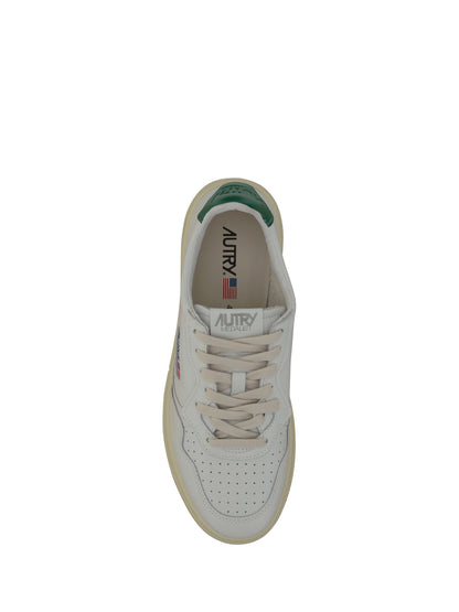 Autry Low 01 Sneakers - Wht/Green