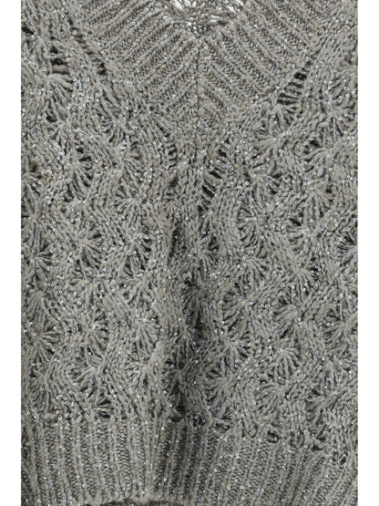 BRUNELLO CUCINELLI Silk blend sequined Vest