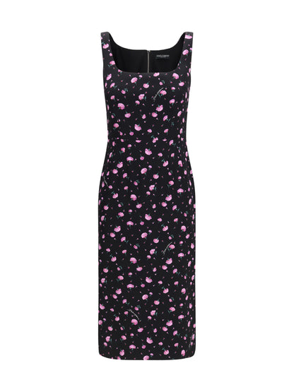 DOLCE & GABBANA Flowers print sheath Dress