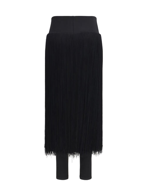 Alaïa Fringed Leggings - Noir Alaia