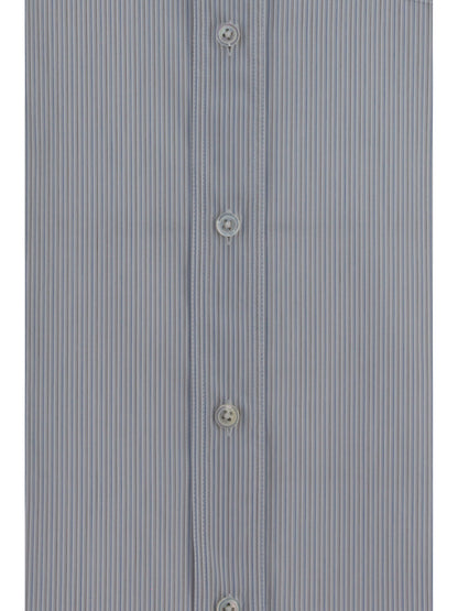 The Row Gavina Shirt - White Blue Stripe