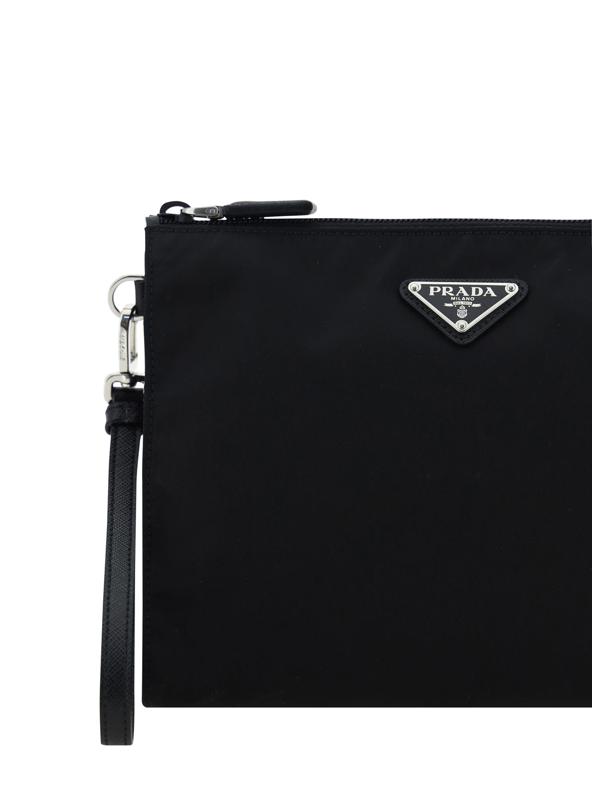 Prada Re-Nylon and Saffiano Necessaire Beauty Case - Black