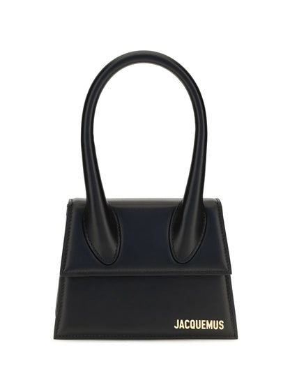 Jacquemus Le Chiquito medium leather Top Handle Bag - Black