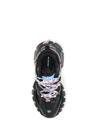 Balenciaga Track Trail Sneakers - Blk/Pink/Blue/Beige