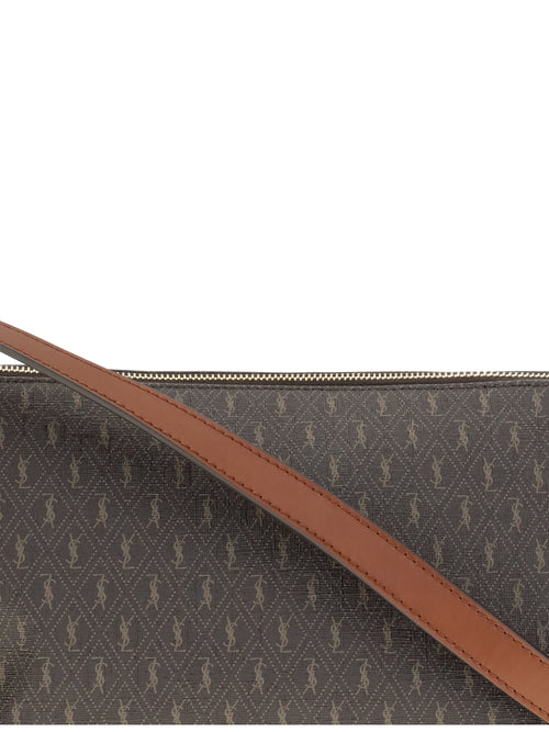 Saint Laurent Monogram Shoulder Bag - Choc/Kak/Brun Roui
