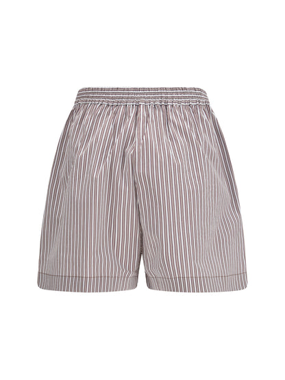 BRUNELLO CUCINELLI Striped silk Shorts