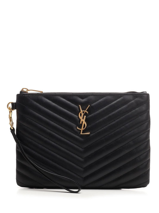 Saint Laurent Pouch "Monogram" - Black