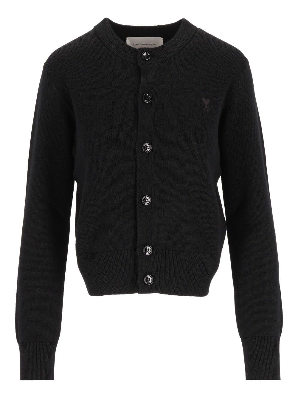 Ami Knit Cardigan - Black