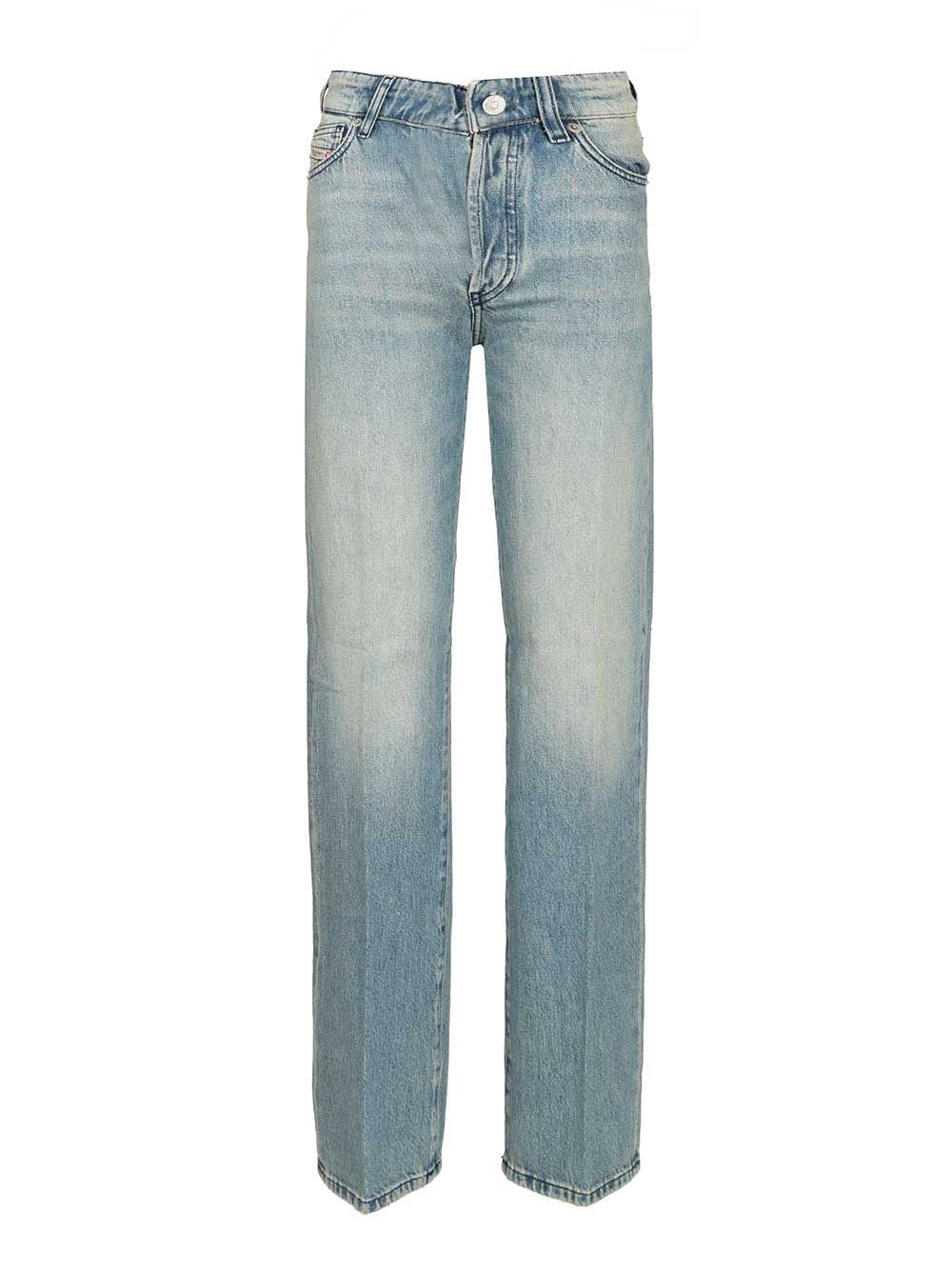 Diesel Regular Fit Jeans - Sky Blue