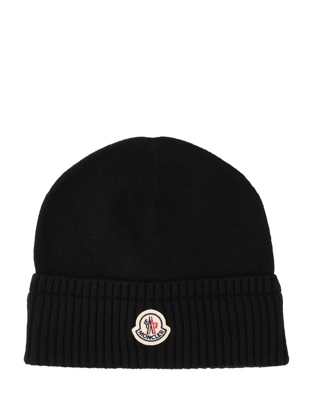 Moncler Wool And Cashmere Hat - Black