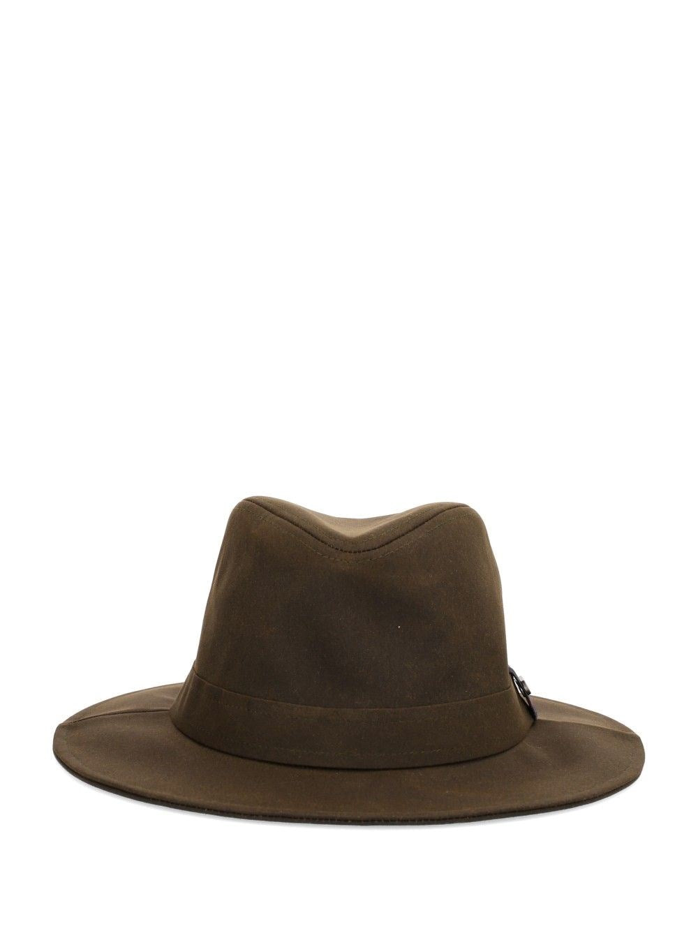Barbour Waxed Cotton Hat - Green
