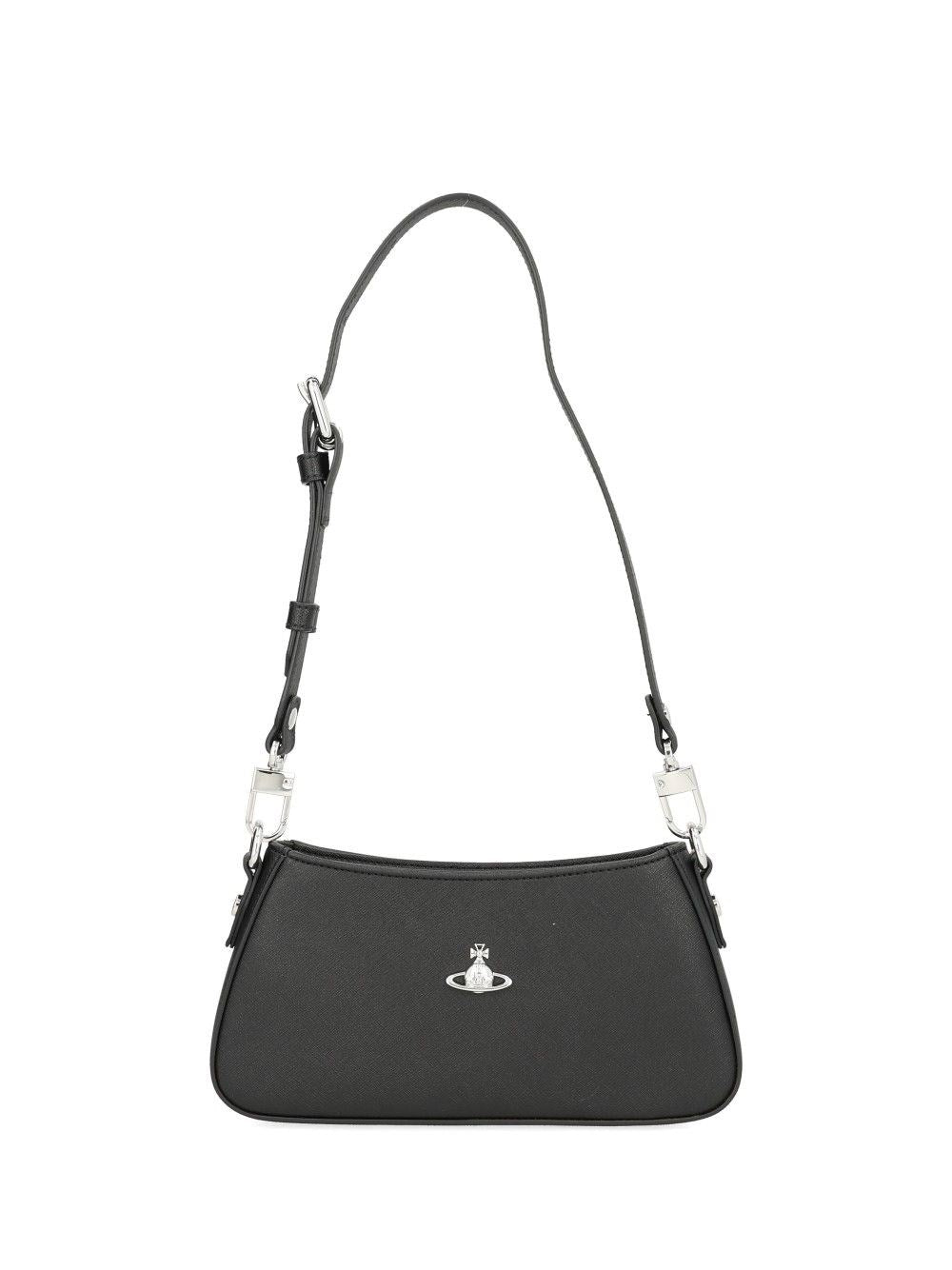 Vivienne Westwood "Tasha Shoulder Phone" Bag - Black
