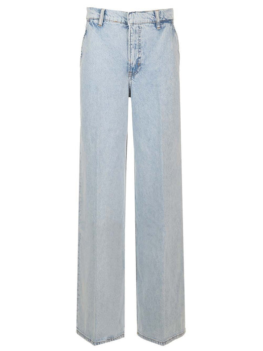Frame Wide Leg Jeans - Sky Blue