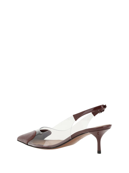 AlaïA Le Coeur Pumps - Rouge Grenat