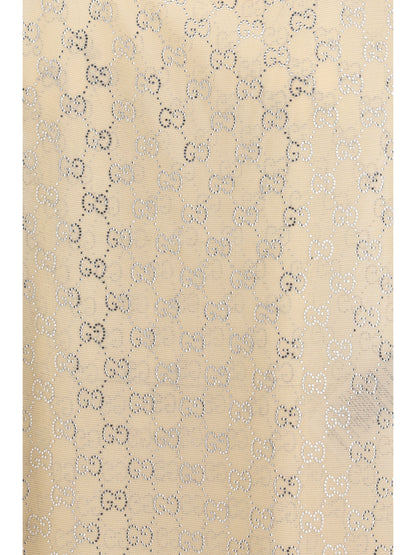 GUCCI Sleeveless Top with all-over glittering GG logo